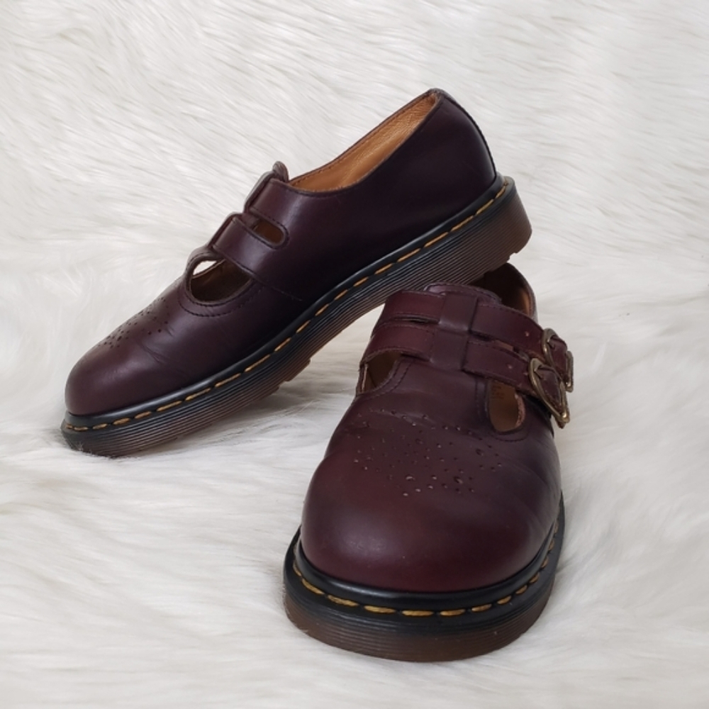 Doc Martens Oxblood Red Mary Janes